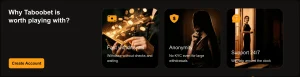 taboobet casino questions